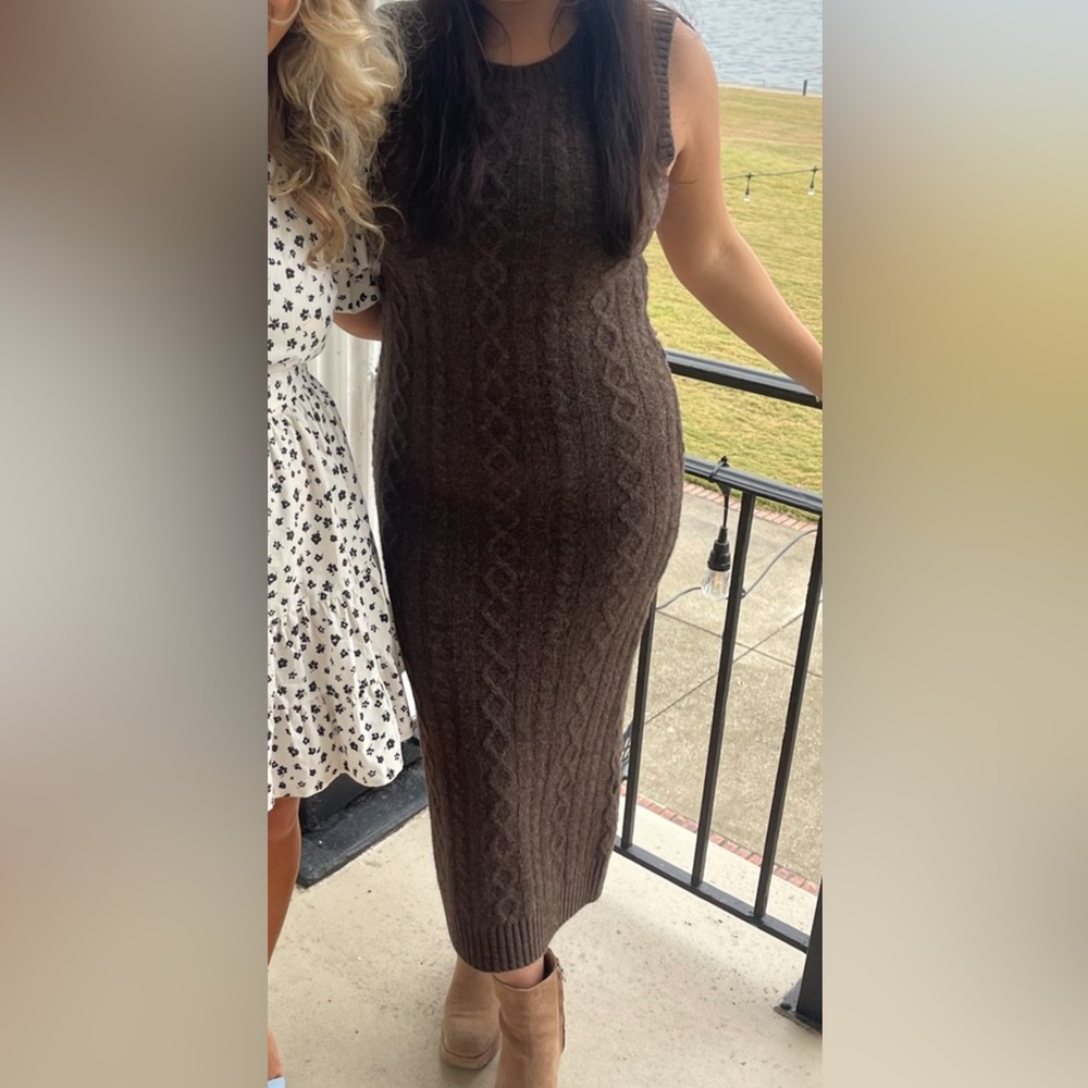 Midi knit Grade & Gather Boutique Dress worn twice!!